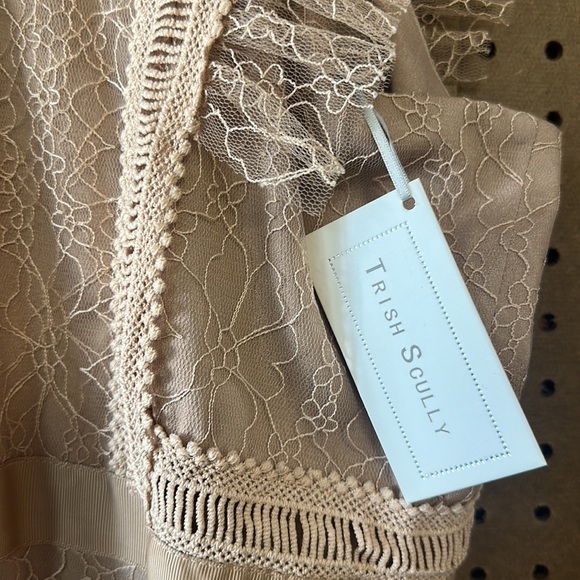 Trish Scully mauve lace dress size 8 - Picture 5 of 6